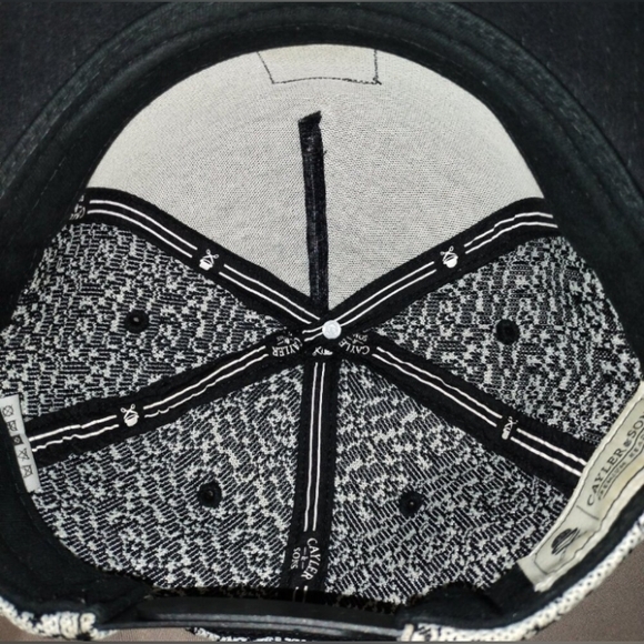 Cayler & Sons ALL DAY Turtledove Black & Grey Snapback Hat LIKE NEW! - Picture 6 of 9